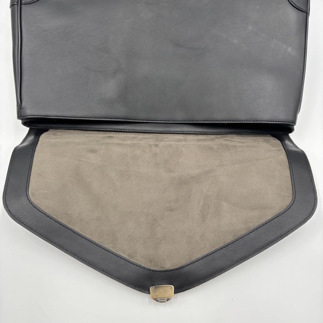 【未使用タグ付】PELLE MORBIDA ESPLORA ビジネスバッグ 黒