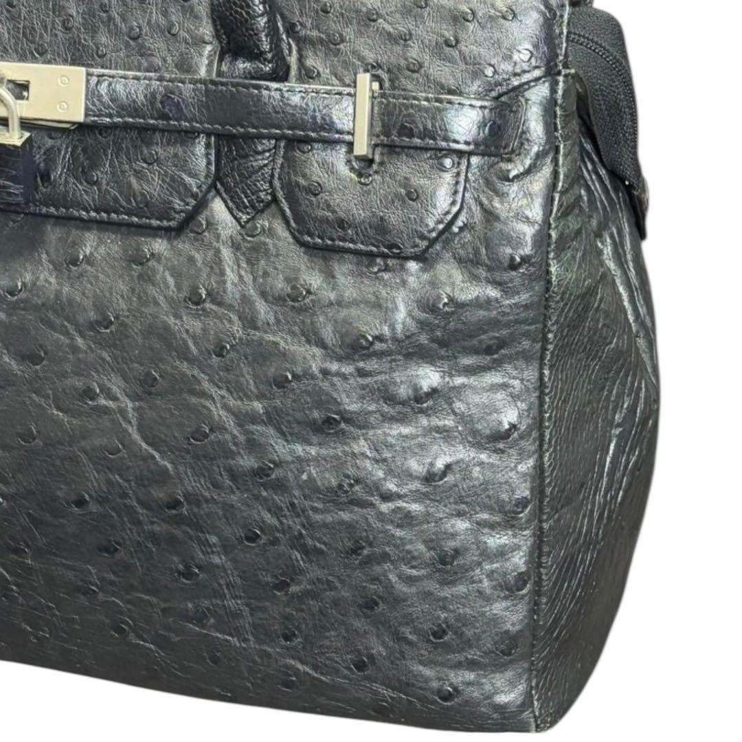 バッグ japanese label Y2K ostrich leather bag