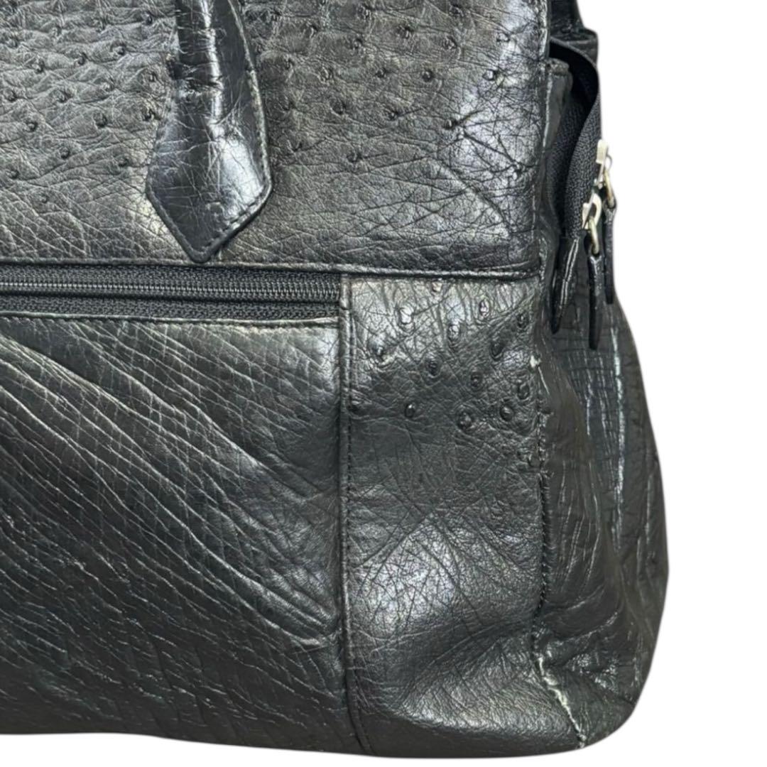 バッグ japanese label Y2K ostrich leather bag