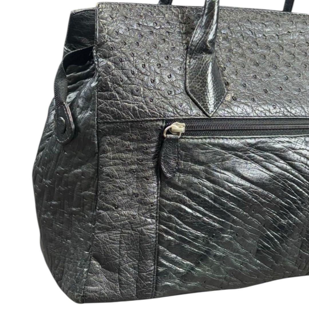 バッグ japanese label Y2K ostrich leather bag