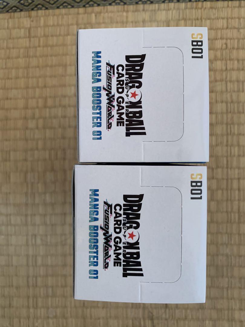 ドラゴンボールカード マンガブースター 2BOX テープ付き 未開封 ドラゴンボールカード マンガブースター 2BOX テープ付き 未開封