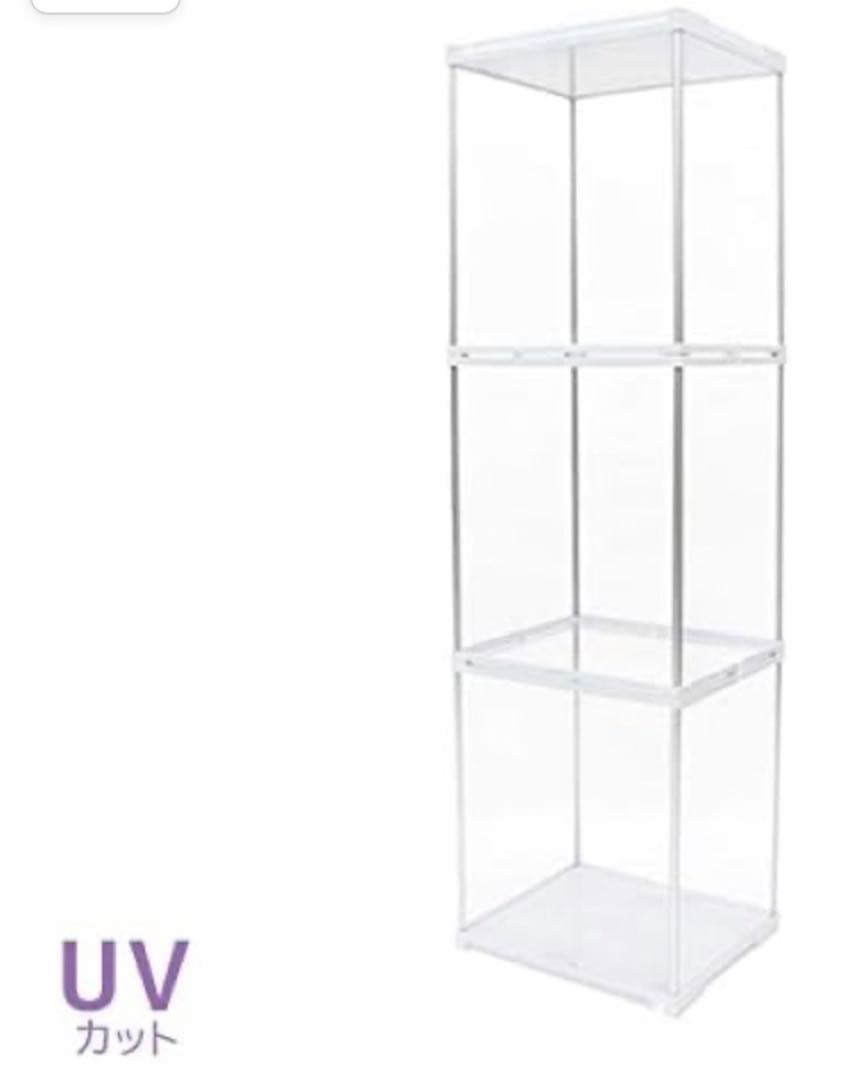 アクリルフィギュアケース 3段セット UVカット
