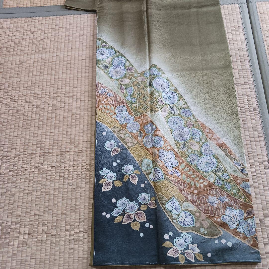 ☆訪問着 辻ケ花さが美 暈し染め未使用、袋帯フルセット