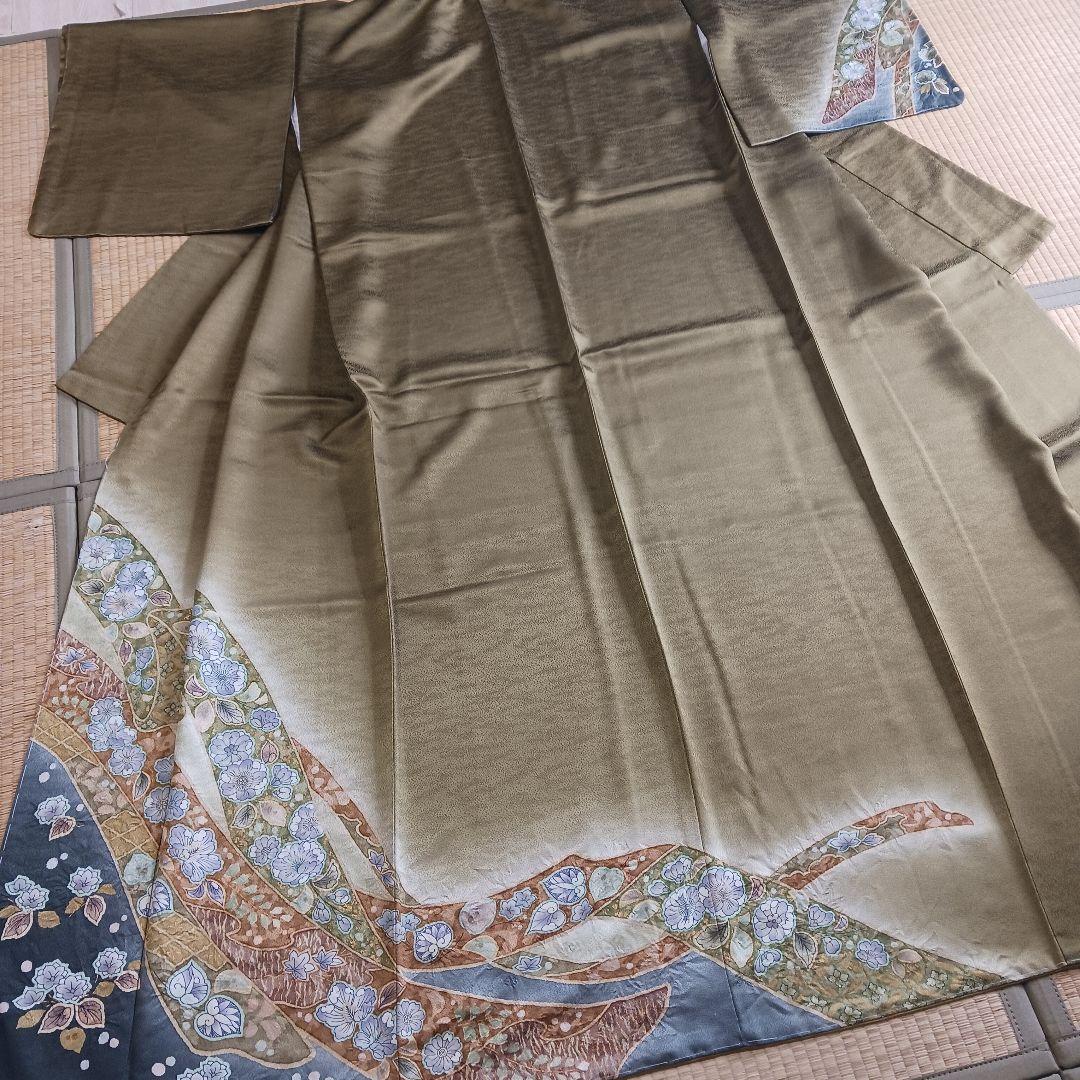 ☆訪問着 辻ケ花さが美 暈し染め未使用、袋帯フルセット
