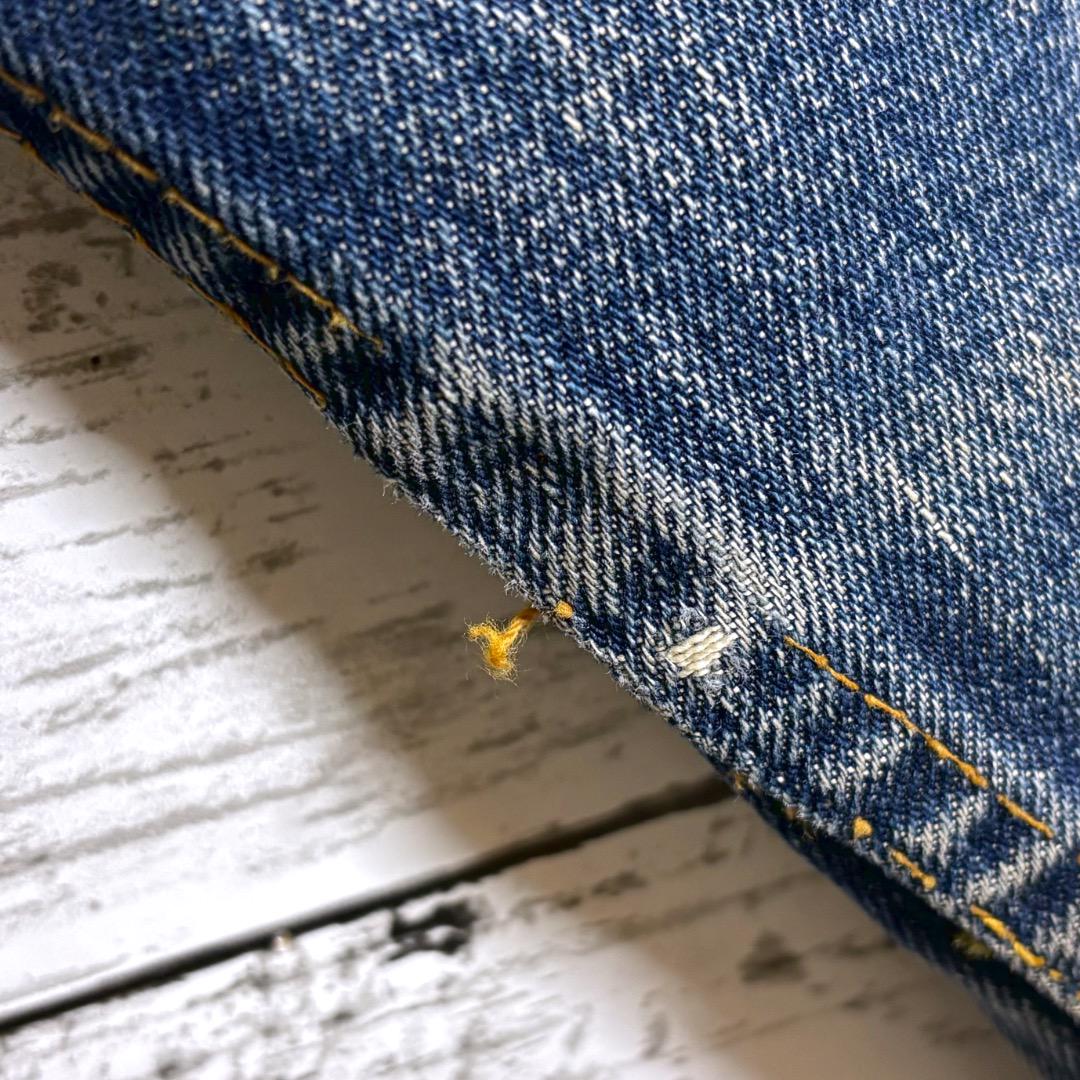 古着 60年代 Levi's 70505 big E デニムJKT パッチ割れ