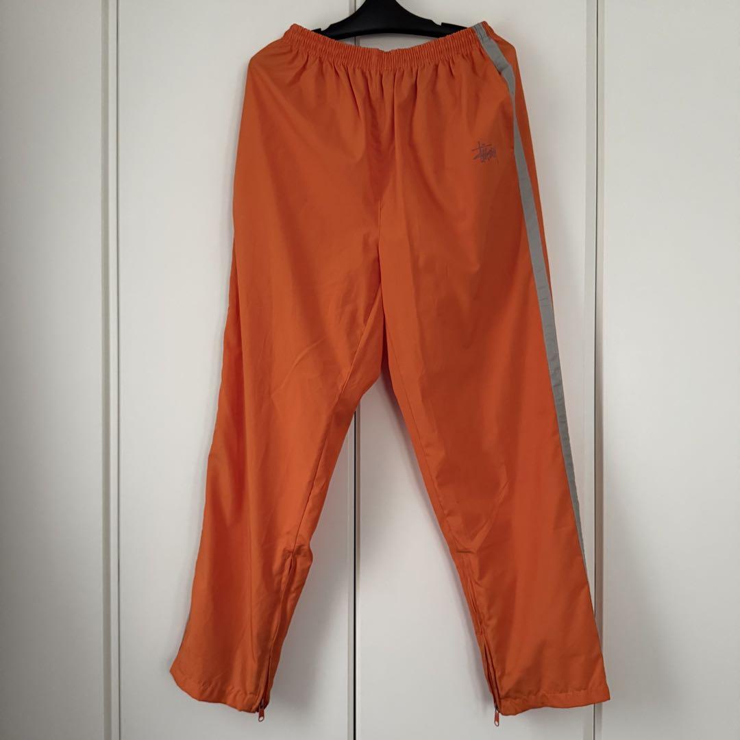 【超安い】 ナイロンジャージ 90S SPORT STUSSY オレンジ メルカリ - 上下セット ジャケット・アウター