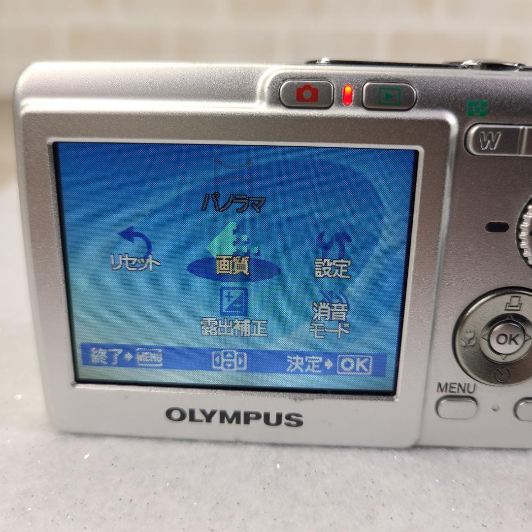 OLYMPUS デジカメ FE-190 シルバー 本体 コンデジ - デジタル