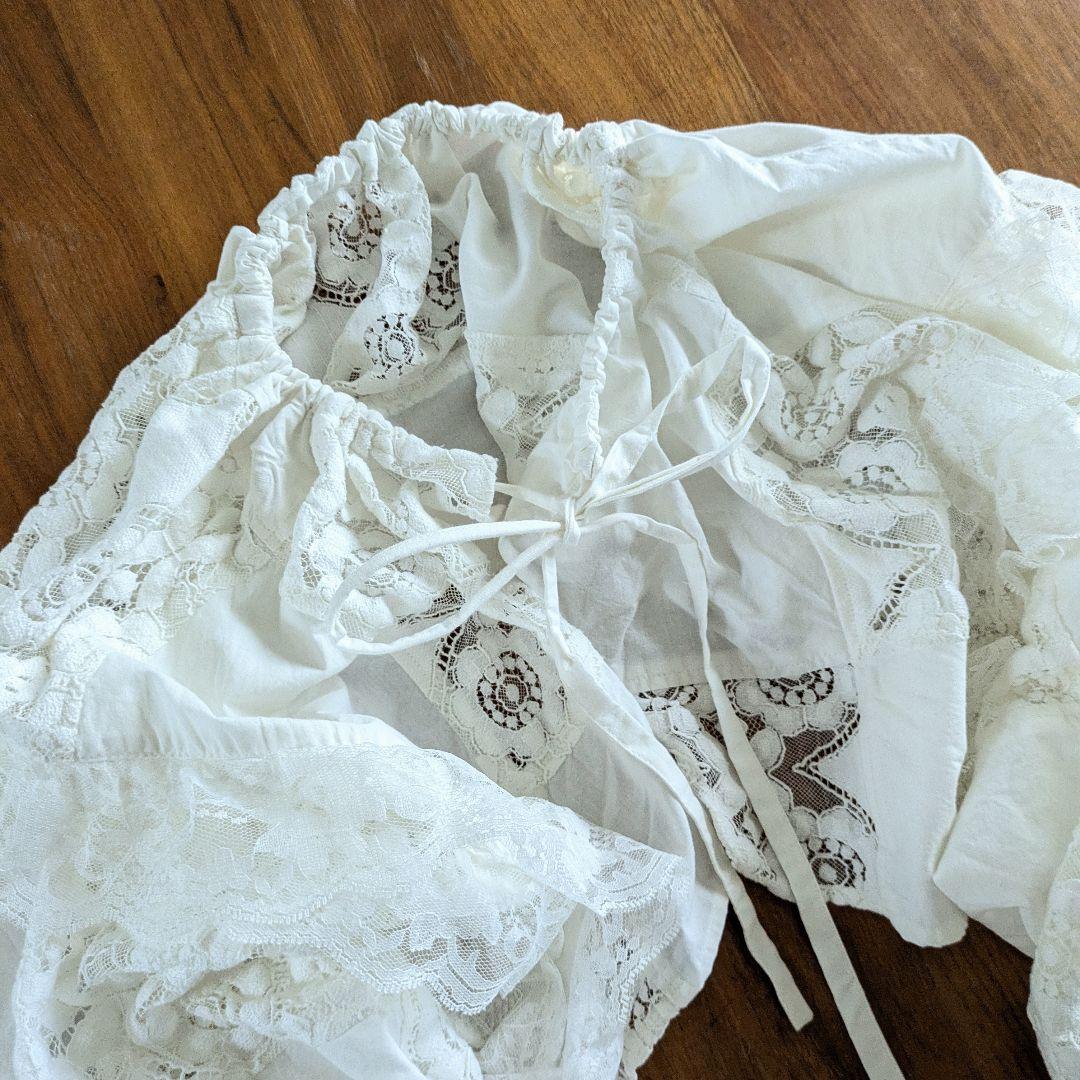 袖ゴムに変更済】 Freada/フリーダ 2WAYレースボレロ