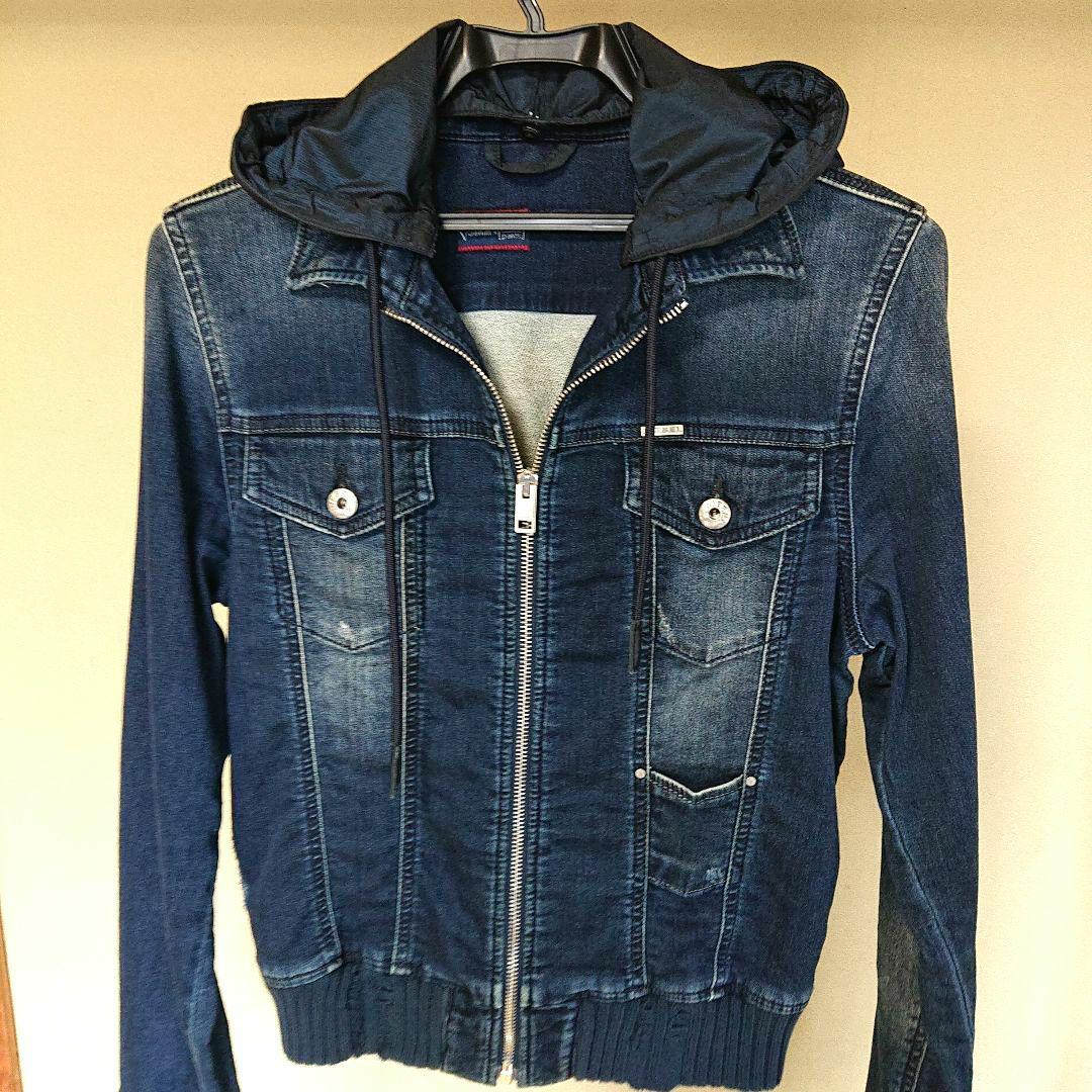 初期化済 レディースデニム ジップ付き ジャケット XS - sco.med.br