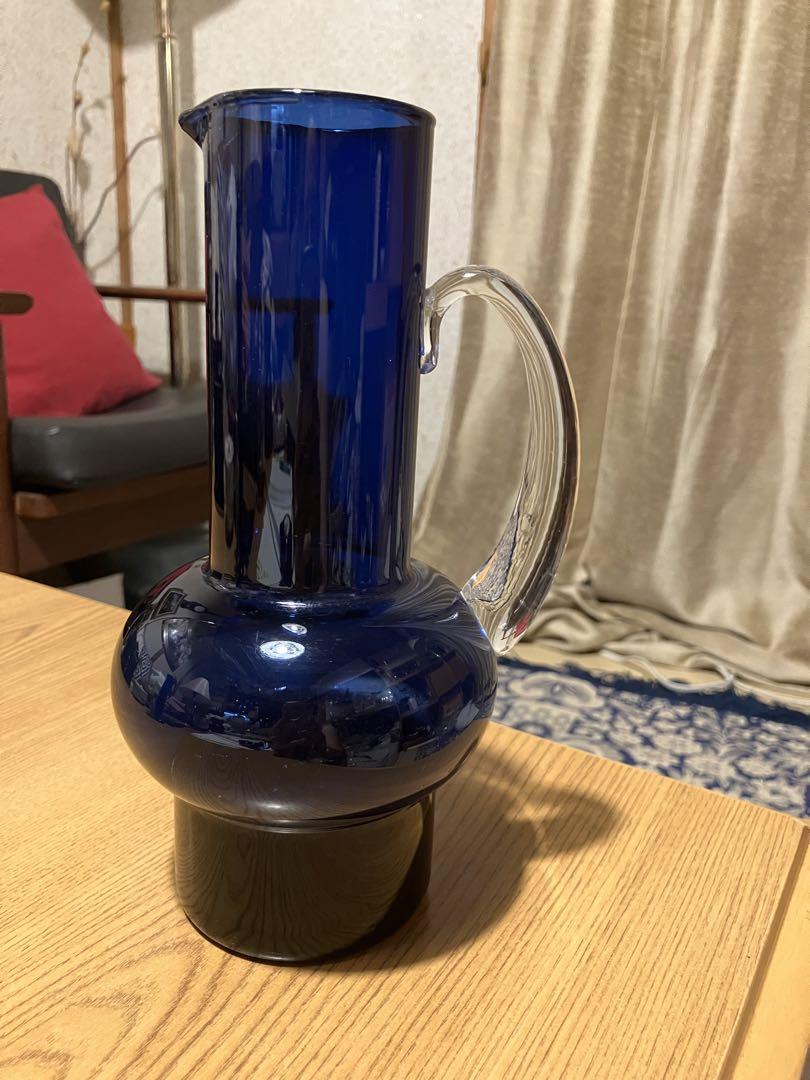ササキクリスタルフラワーベースブルー
