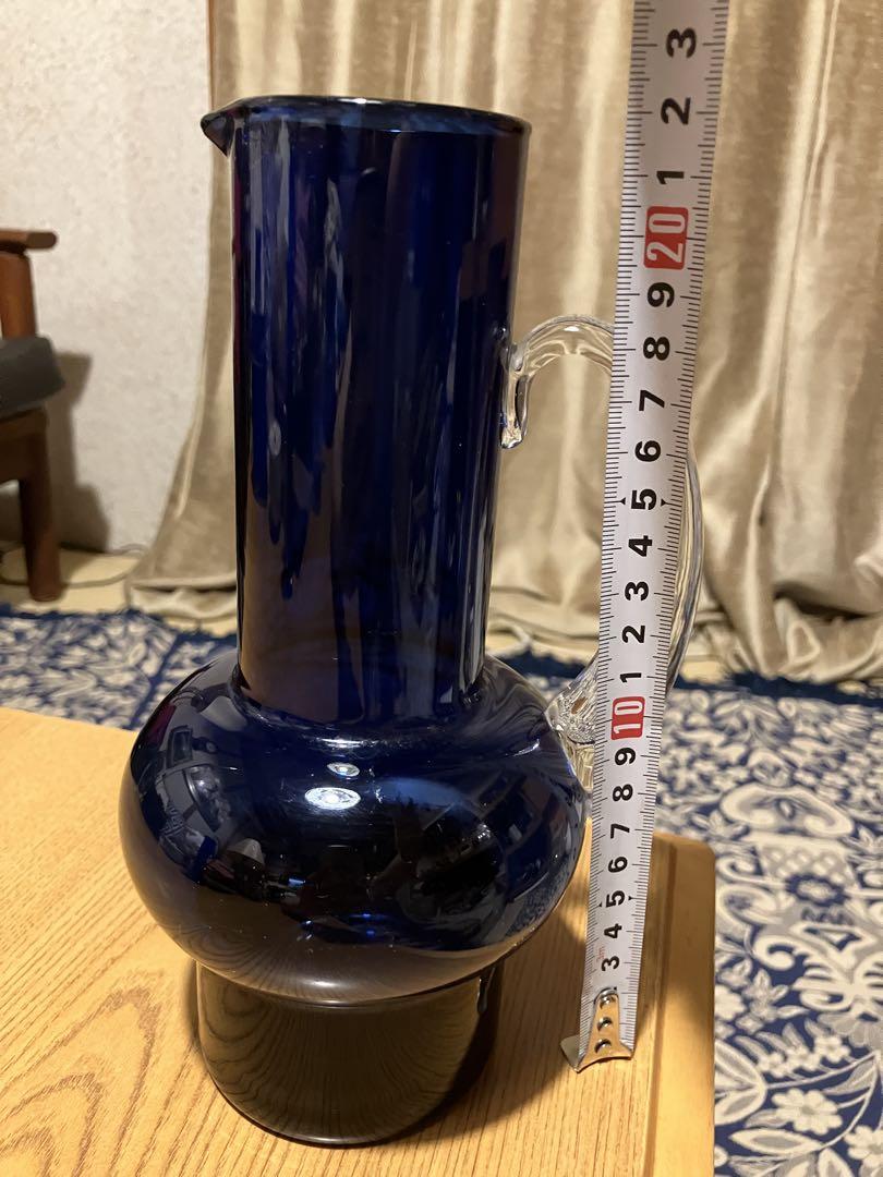 ササキクリスタルフラワーベースブルー
