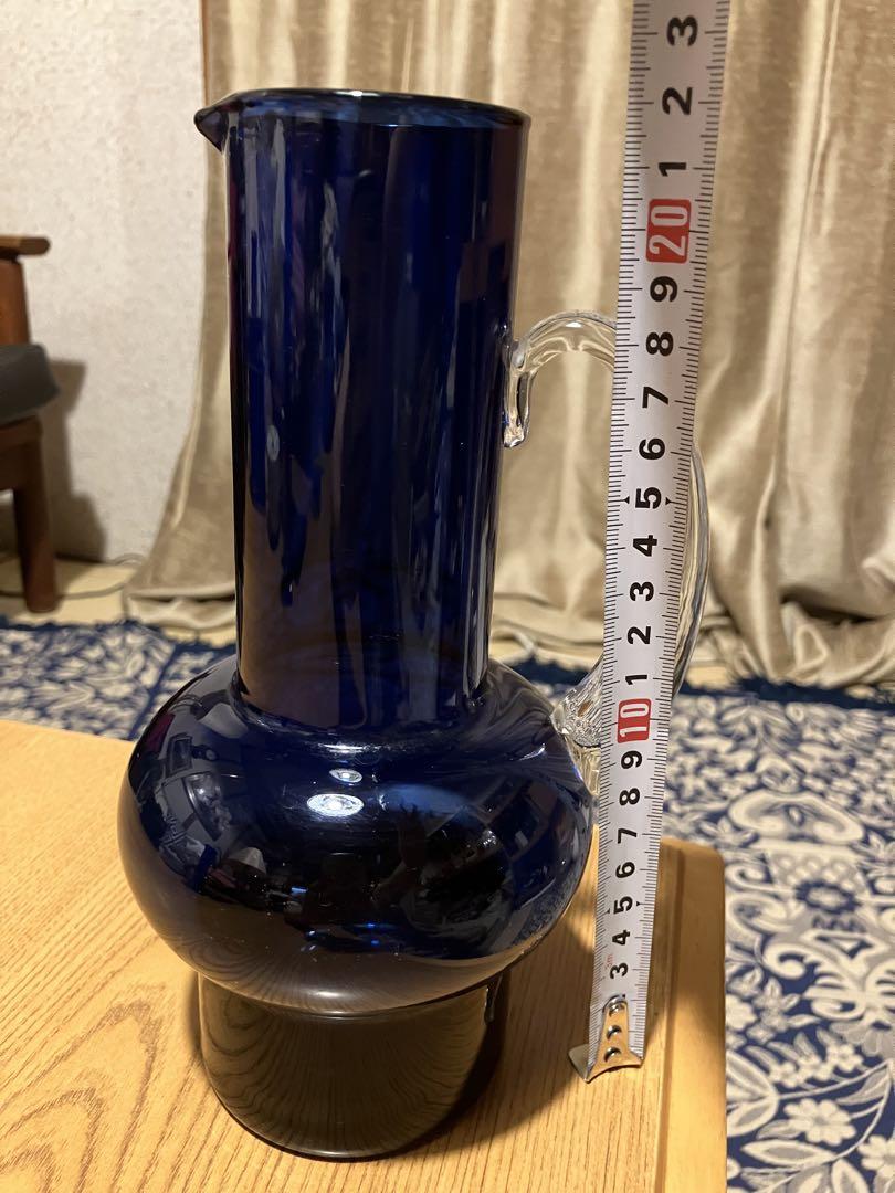 ササキクリスタルフラワーベースブルー