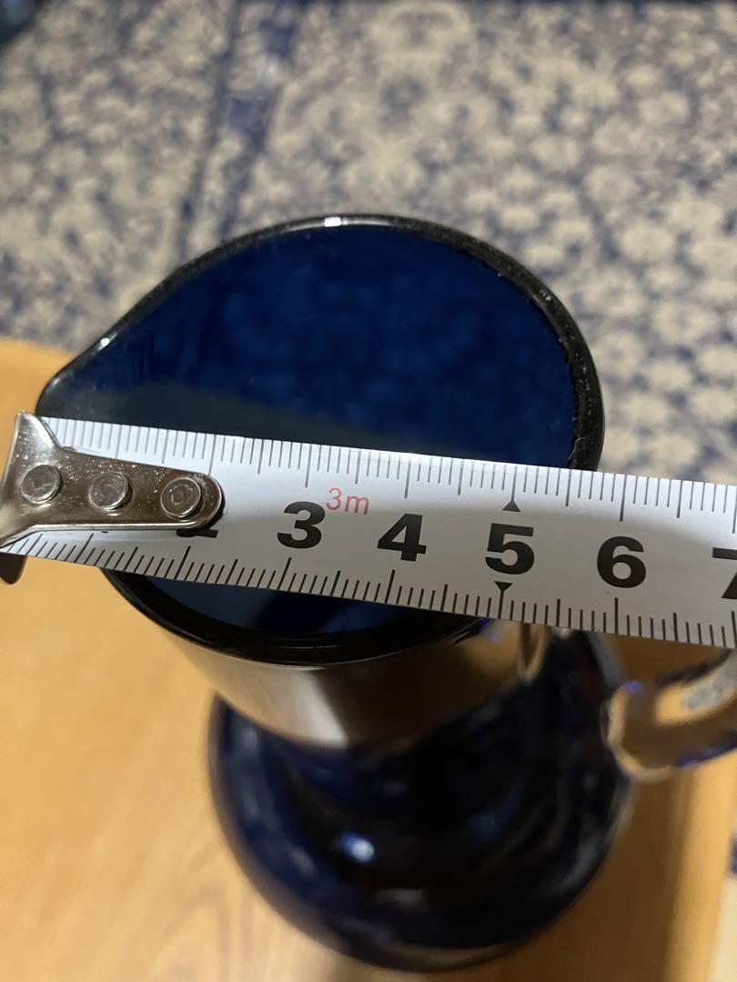 ササキクリスタルフラワーベースブルー