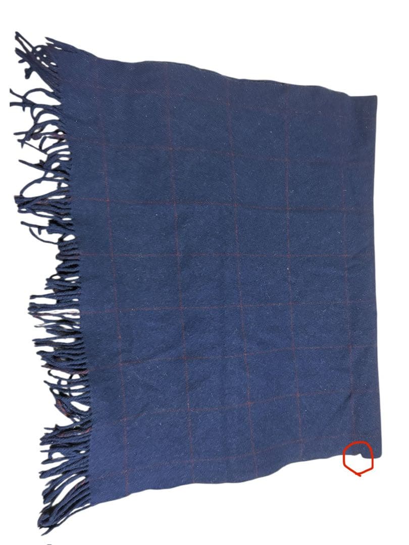 バーバリーロンドン ホースロゴ刺繍 大判マフラー ブランケット 膝掛け