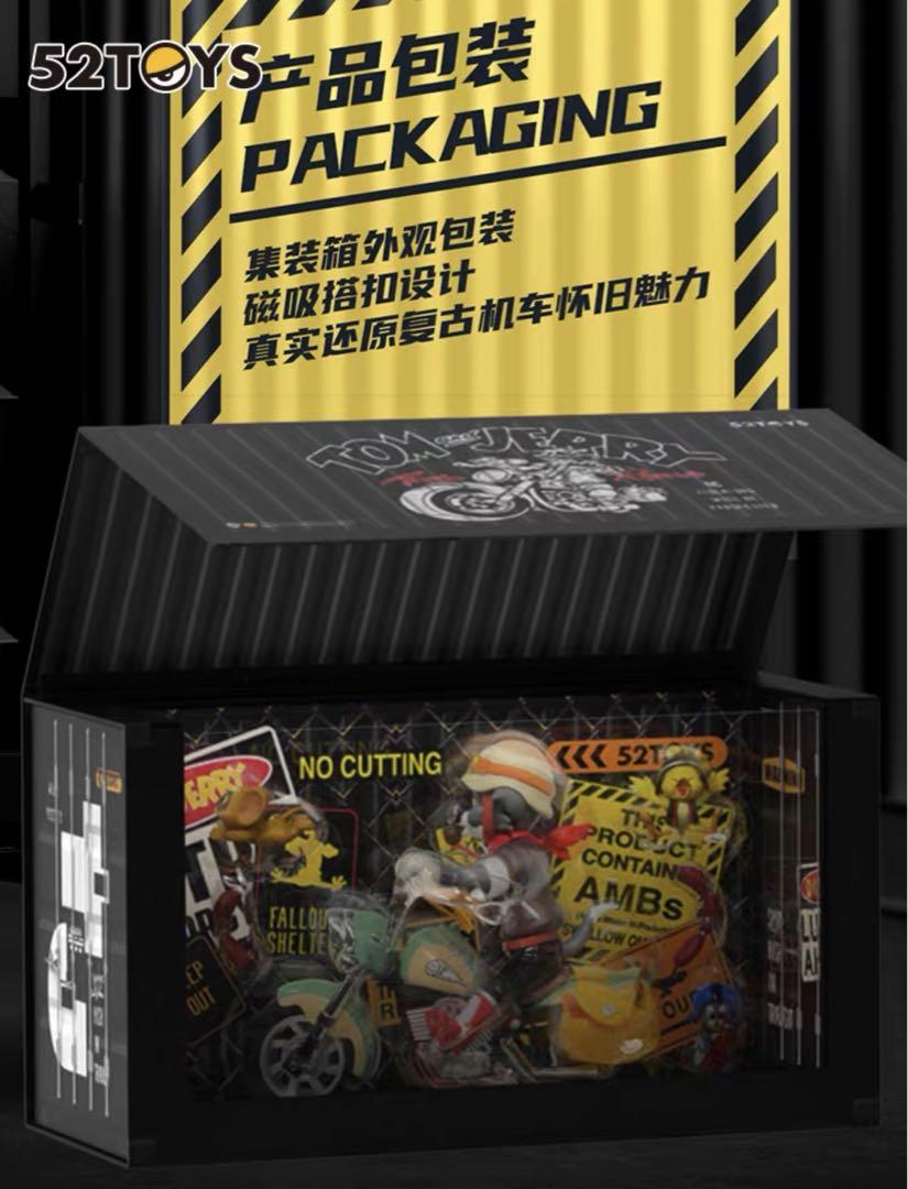 WarnerBrosトムとジェリー　フィギュア　レトロバイク　52toys 正規店仕入れの x 52toys WarnerBrosトムとジェリー フィギュア
