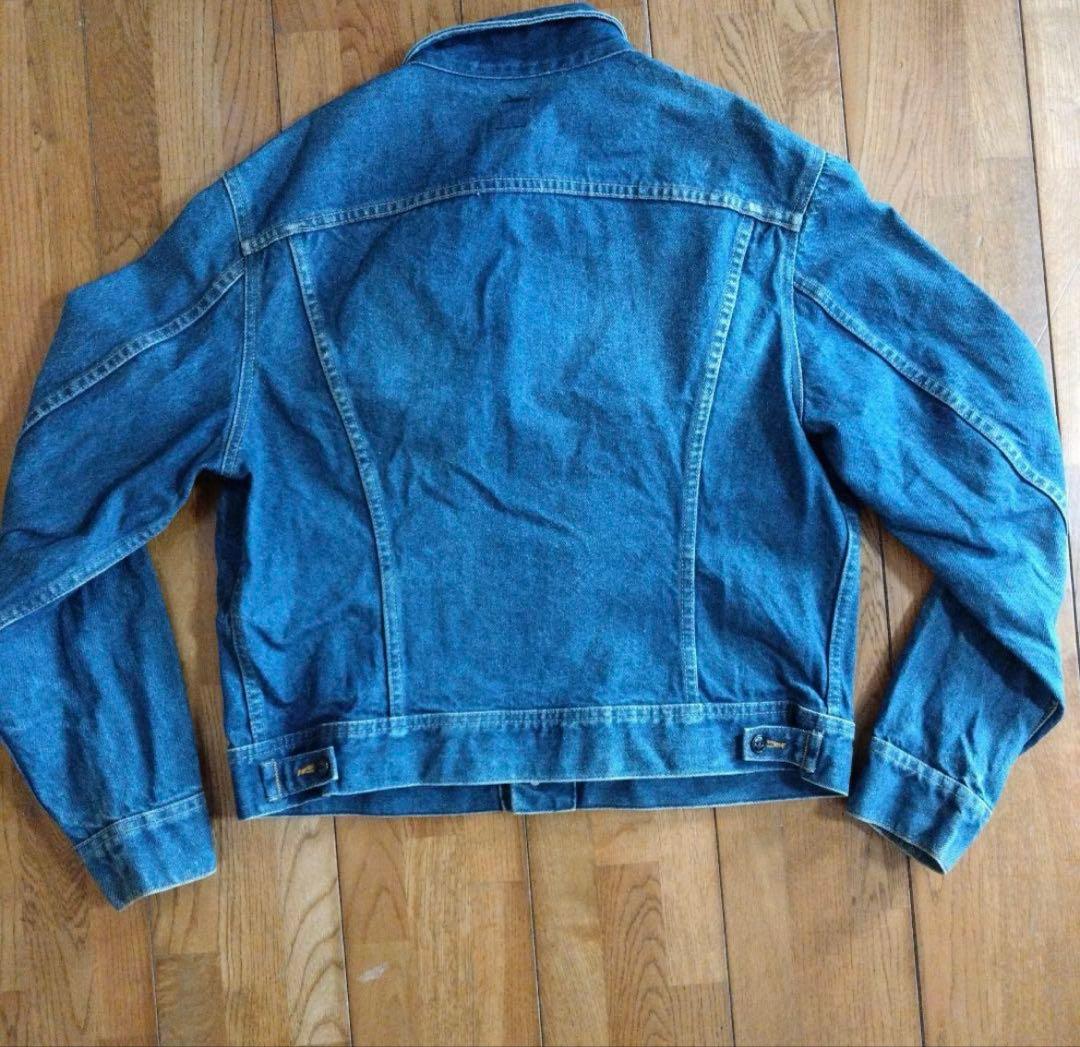 Lee デニムジャケット 44R デニムブルー　USA製 Lee デニムジャケット 44R デニムブルー USA製