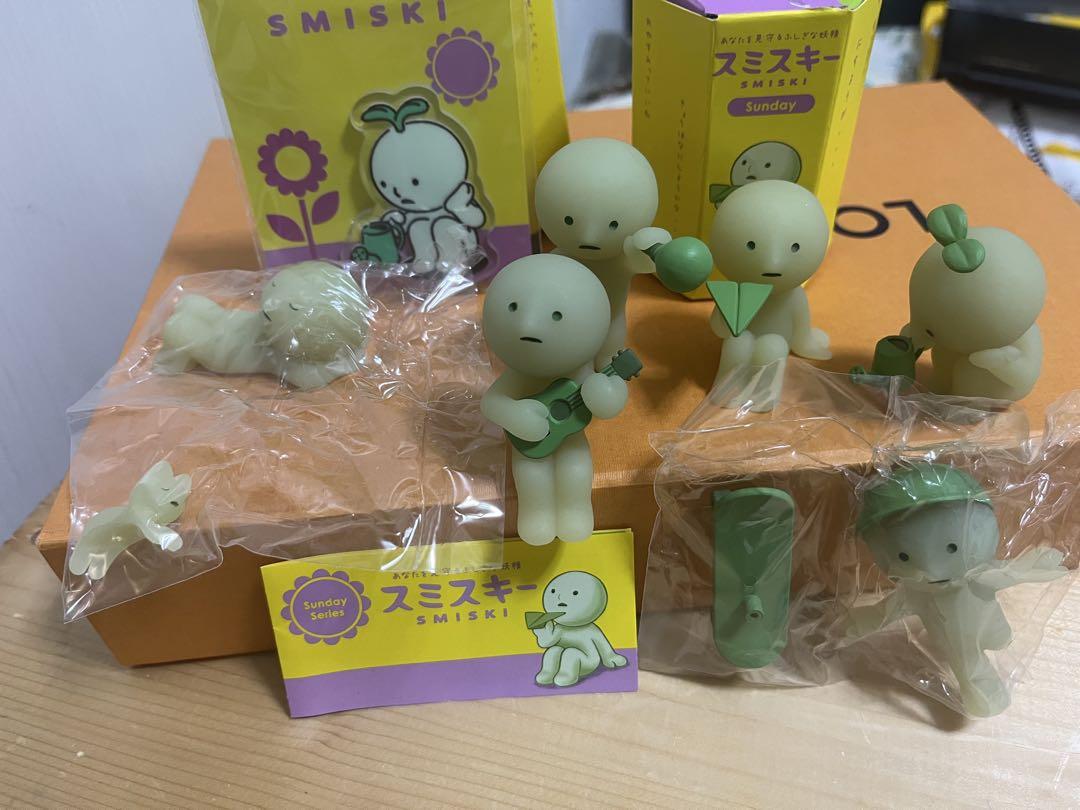 スミスキー　smiski　サンデーシリーズ　フィギュア　6体セット+おまけあり スミスキー smiski サンデーシリーズ フィギュア 6体セット+