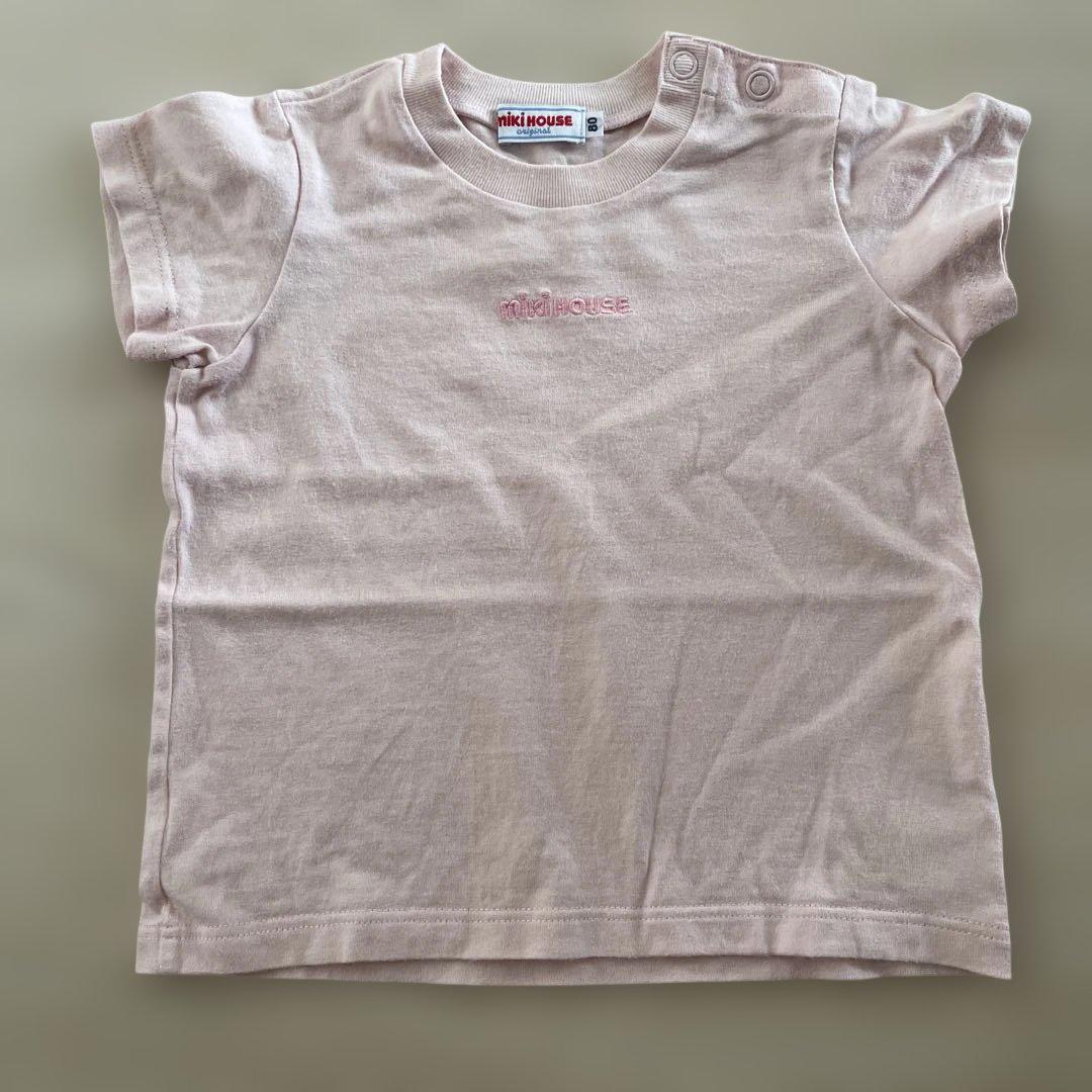 miki HOUSE ピンク Tシャツ 80 - メルカリ