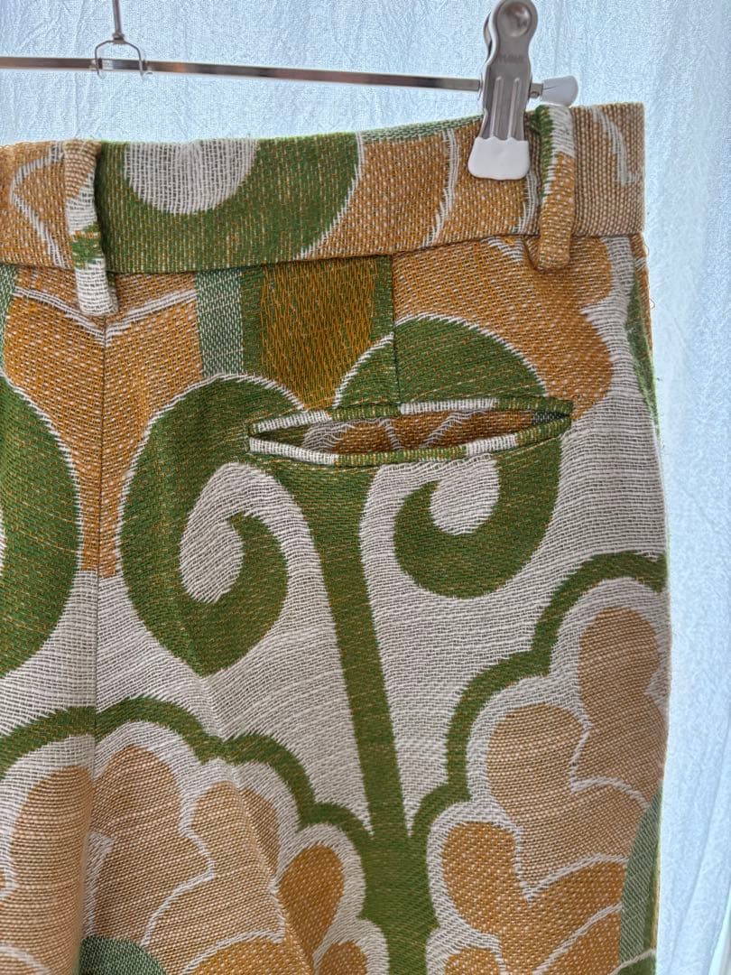 フミカウチダ アンティークテキスタイルパンツ