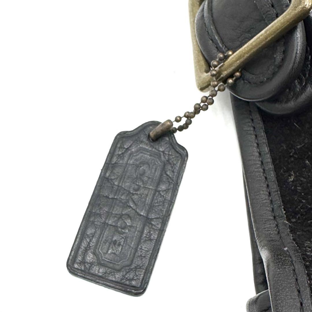 希少 オールドコーチ レザー スエード ショルダーバッグ 9014