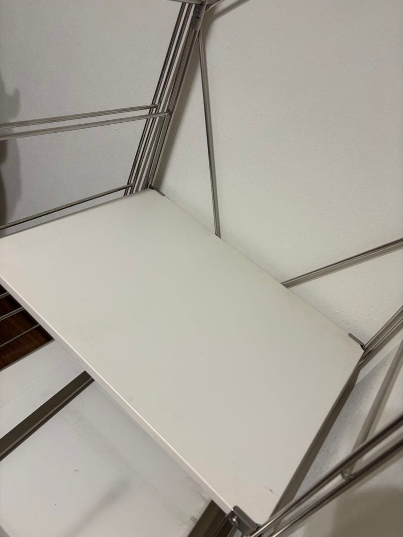 激安で季節を先取り。 無印 スチールラック シルバー 3段 パーツあり無印良品 人格