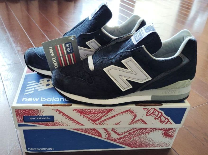 ♥ ニューバランスM996 made in USA ネイビー24㎝24cm・new balance