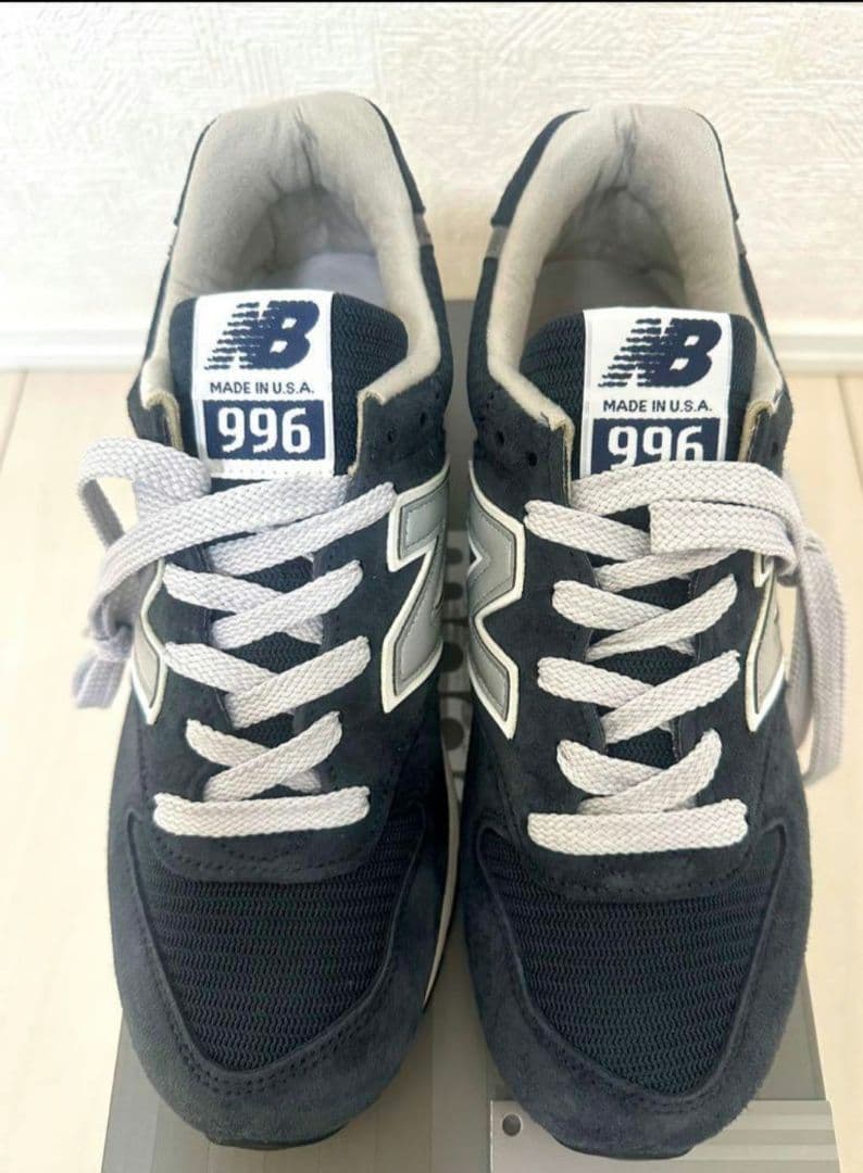 【新品・未使用】 ニューバランスM996 made in USA ネイビー24㎝