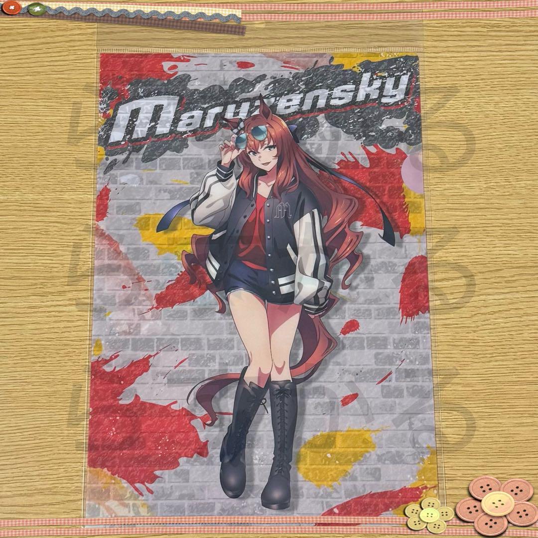 新品】 ウマ娘 シンデレラグレイ マルイ クリアファイル