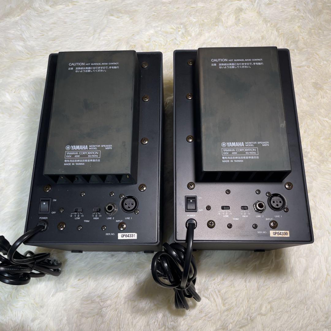 YAMAHA MSP5A モニタースピーカー ペア ヤマハ ケーブル付き YAMAHA MSP5A モニタースピーカー ペア