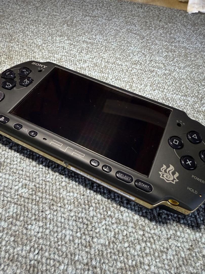 動作品 psp3000 本体 ハンターズモデル モンハン