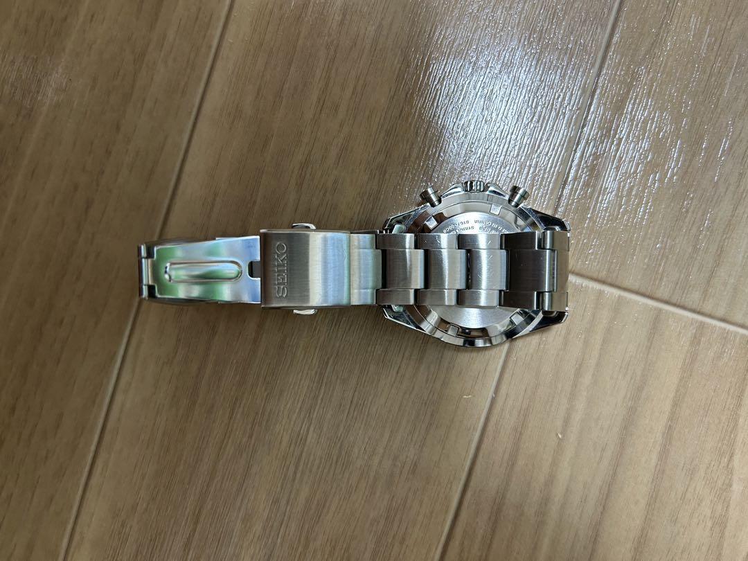 SEIKO クロノグラフ 時計 ブラック