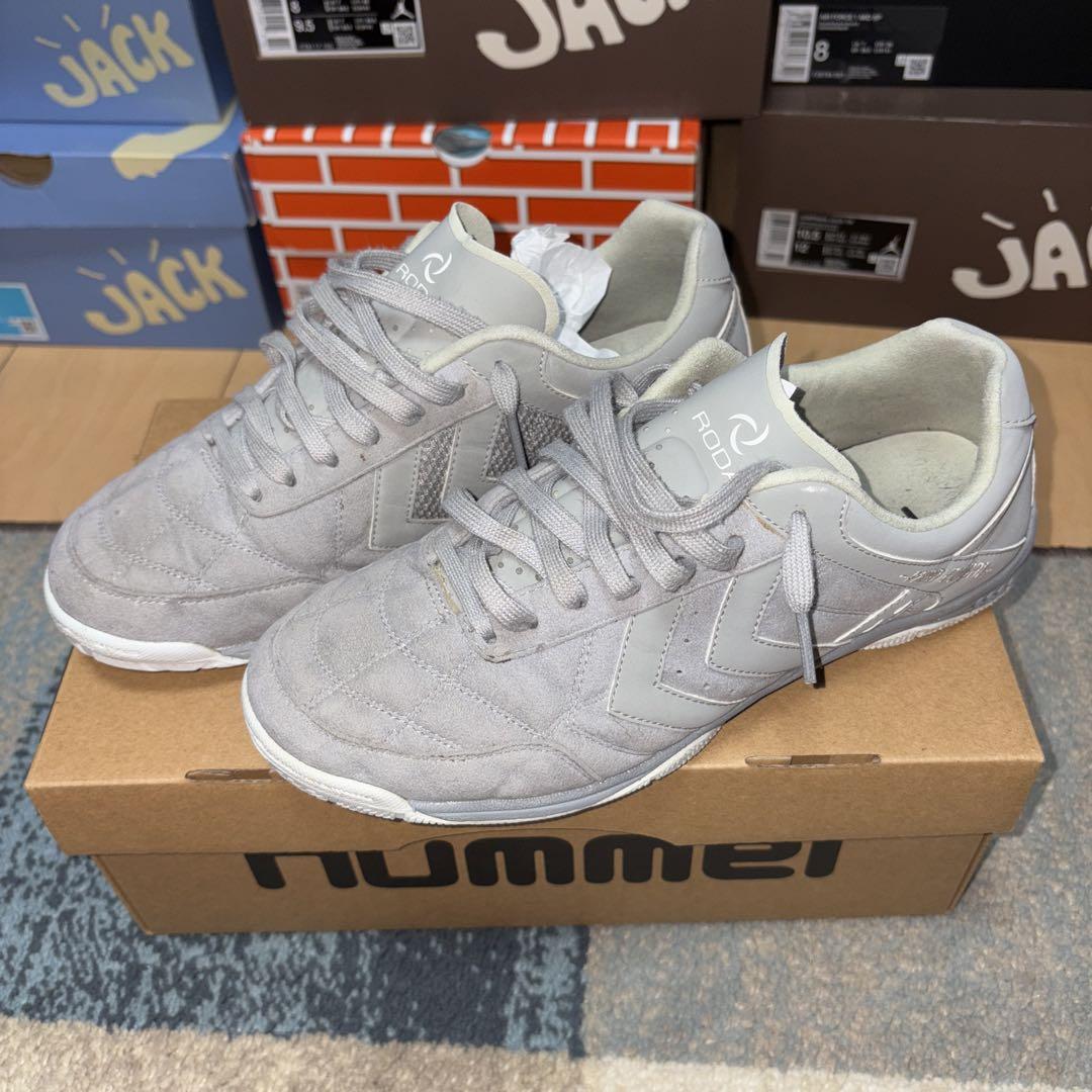 HUMMEL RODA フットサルシューズ グレー