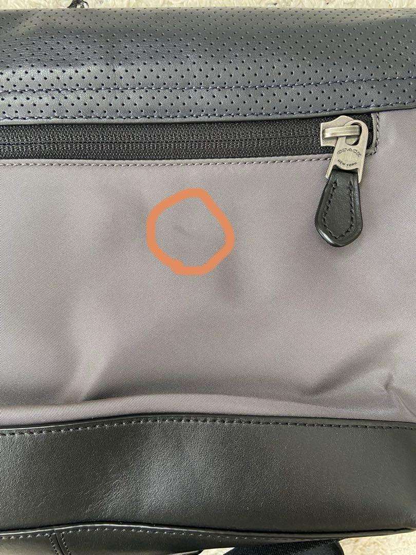COACH メッセンジャーバッグ グレー