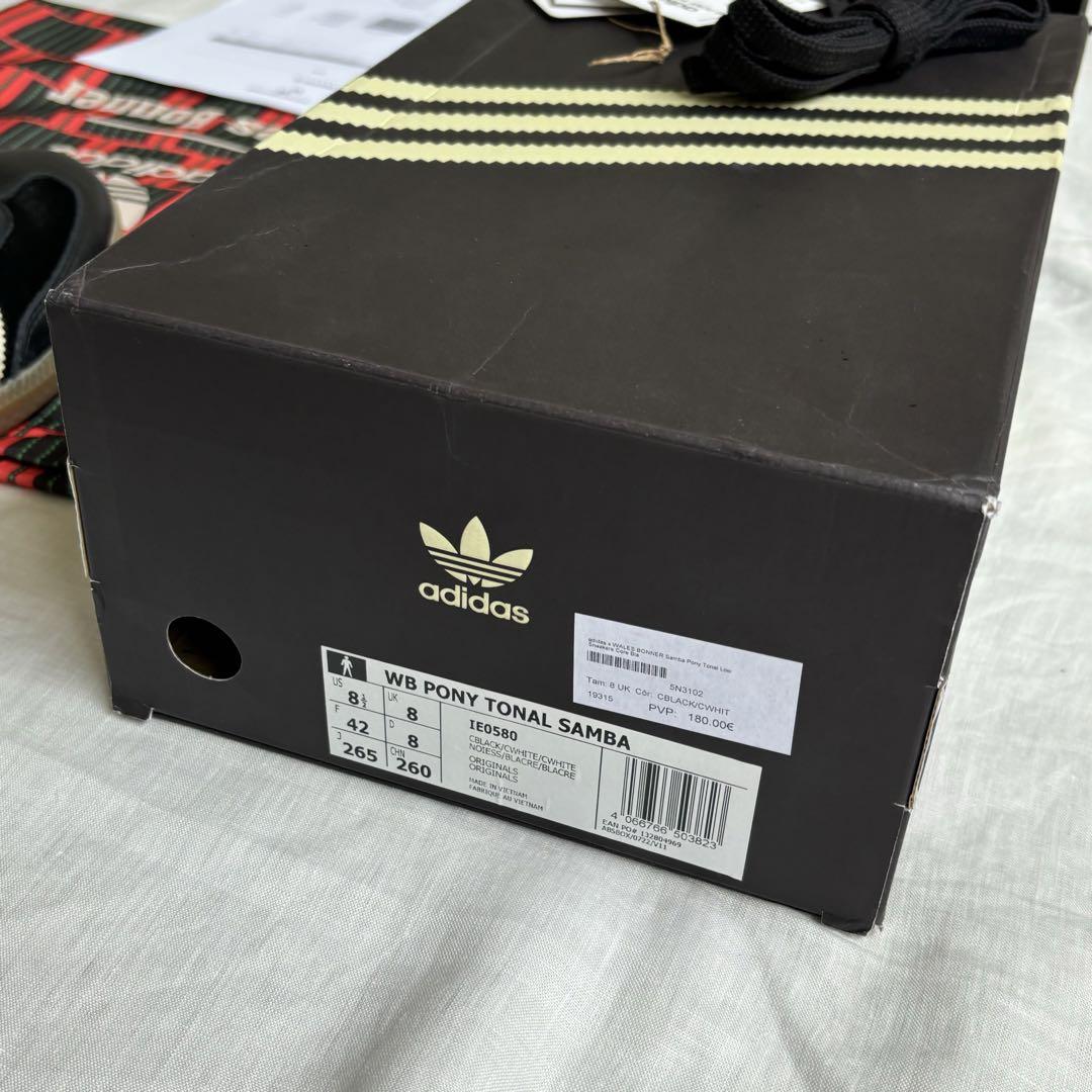 Wales Bonner × adidas Samba PONY 26.5
