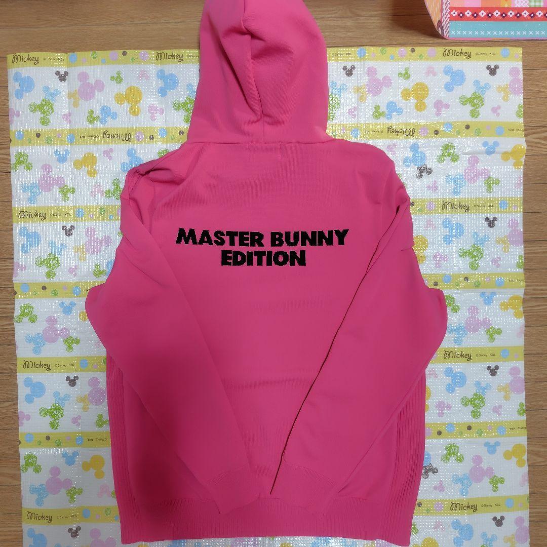 MASTER BUNNY EDITION フード付きセーター ピンクメンズ