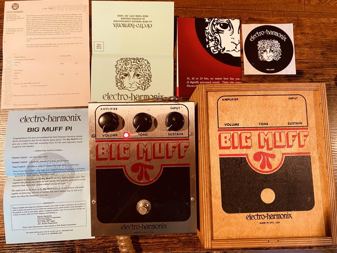 electro-harmonix ビッグマフ BIG MUFエレハモ 木箱他付き