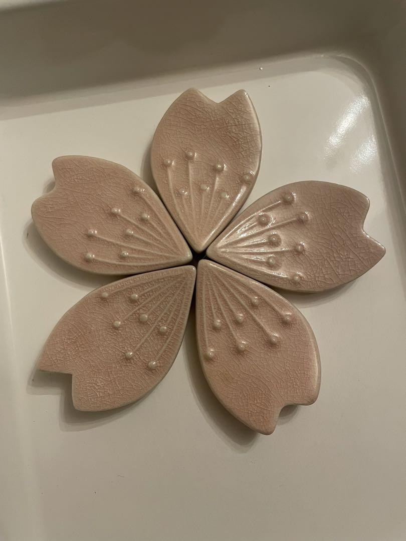 さくらの箸置きさくら茶さじセット