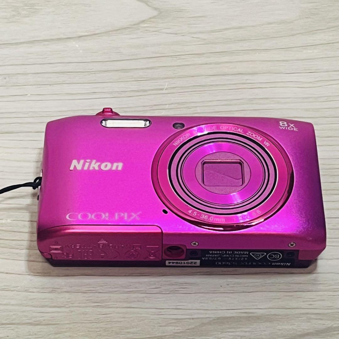 ニコン NIKON COOLPIX S3600 ピンク