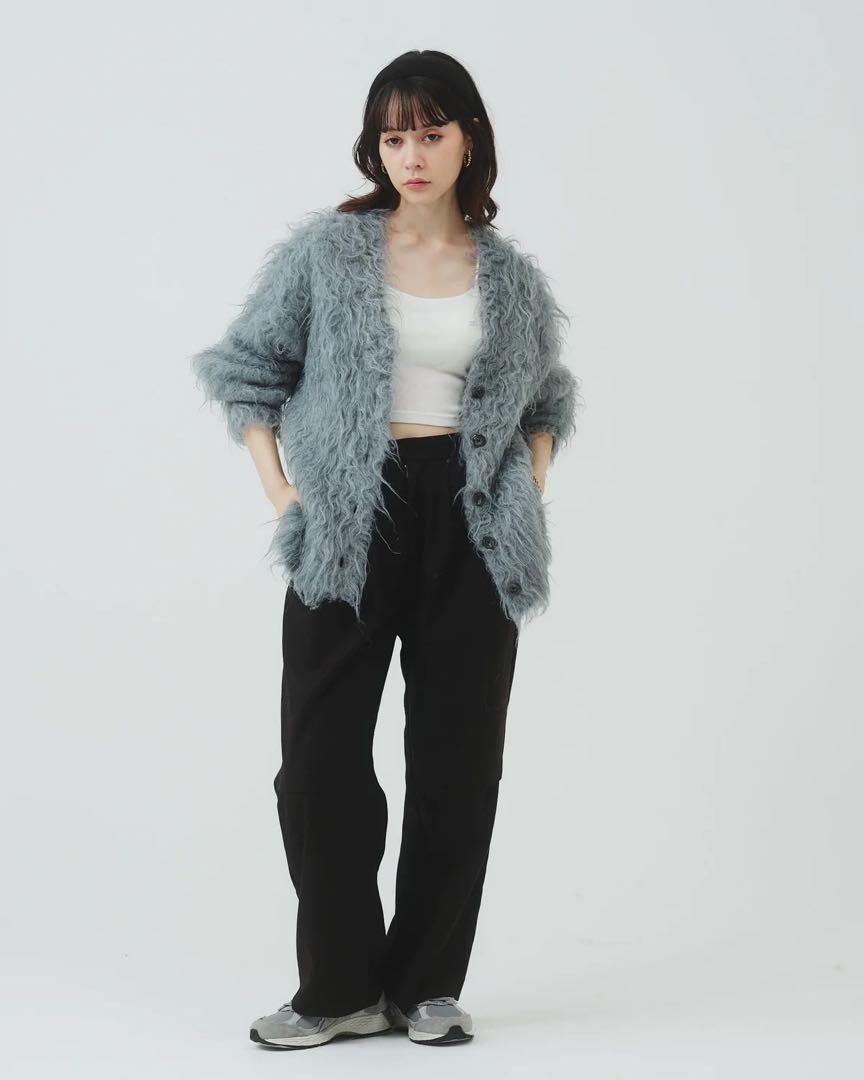 THE TOE シャギーカーディガンPIGALLE SHAGGY CARDIAN