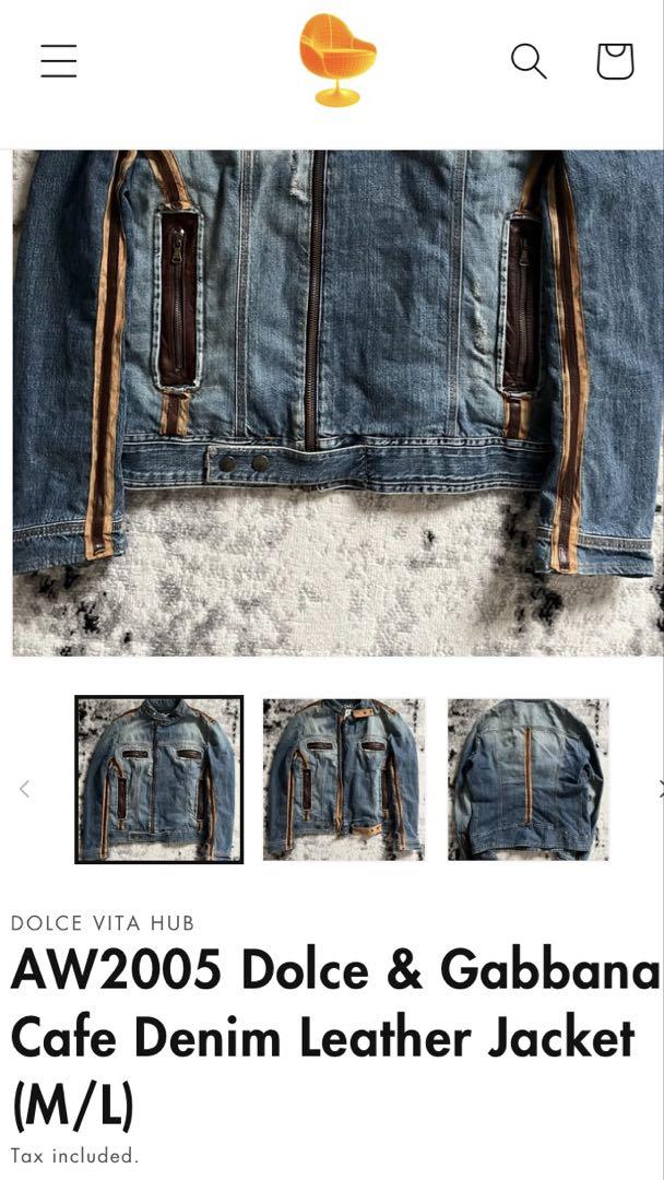ジャケット・アウター AW2005 Dolce & Gabbana Denim Jacket