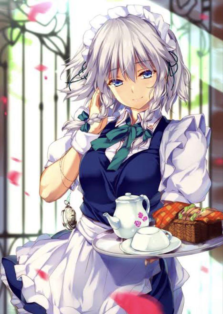 東方Project 病みかわいい ブックオフ B2縦タペストリー 十六夜咲夜