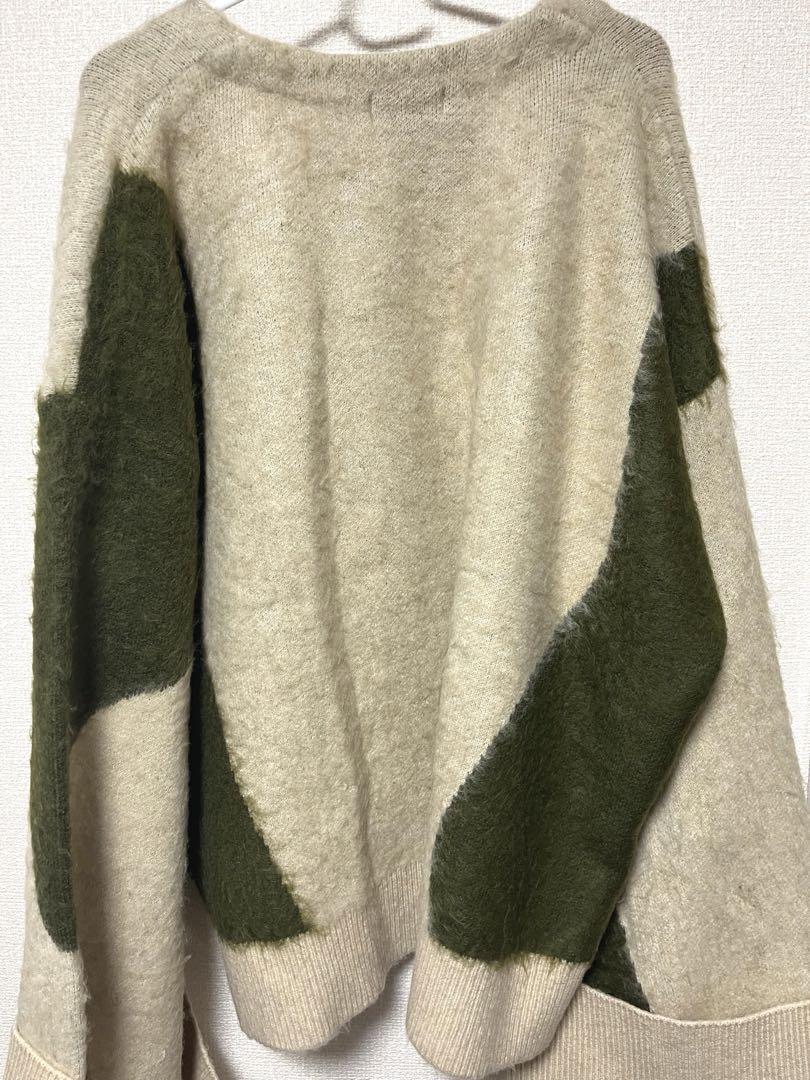 mideal mix color cardigan