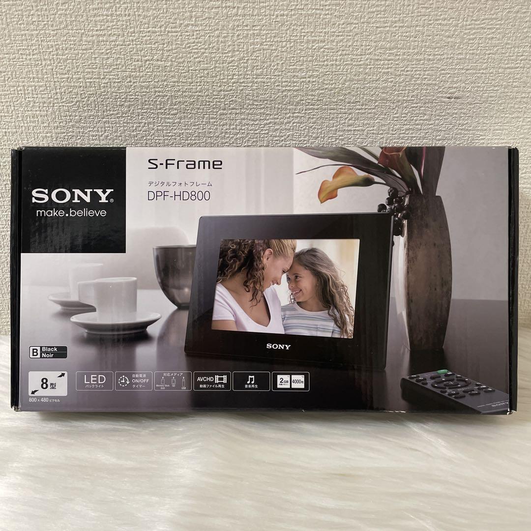 SONY デジタルフォトフレーム DPF-HD800 S-Frame ブラック