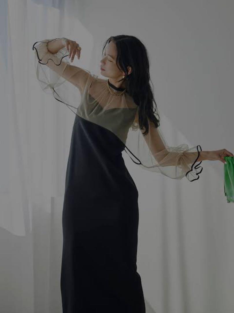 スーツ・フォーマル・ドレス ameri vintage MANY WAY AIRY VEIL DRESS MANY WAY AIRY VEIL DRESS(S BLACK): AMERI: WOMENS｜ STUDIOUS