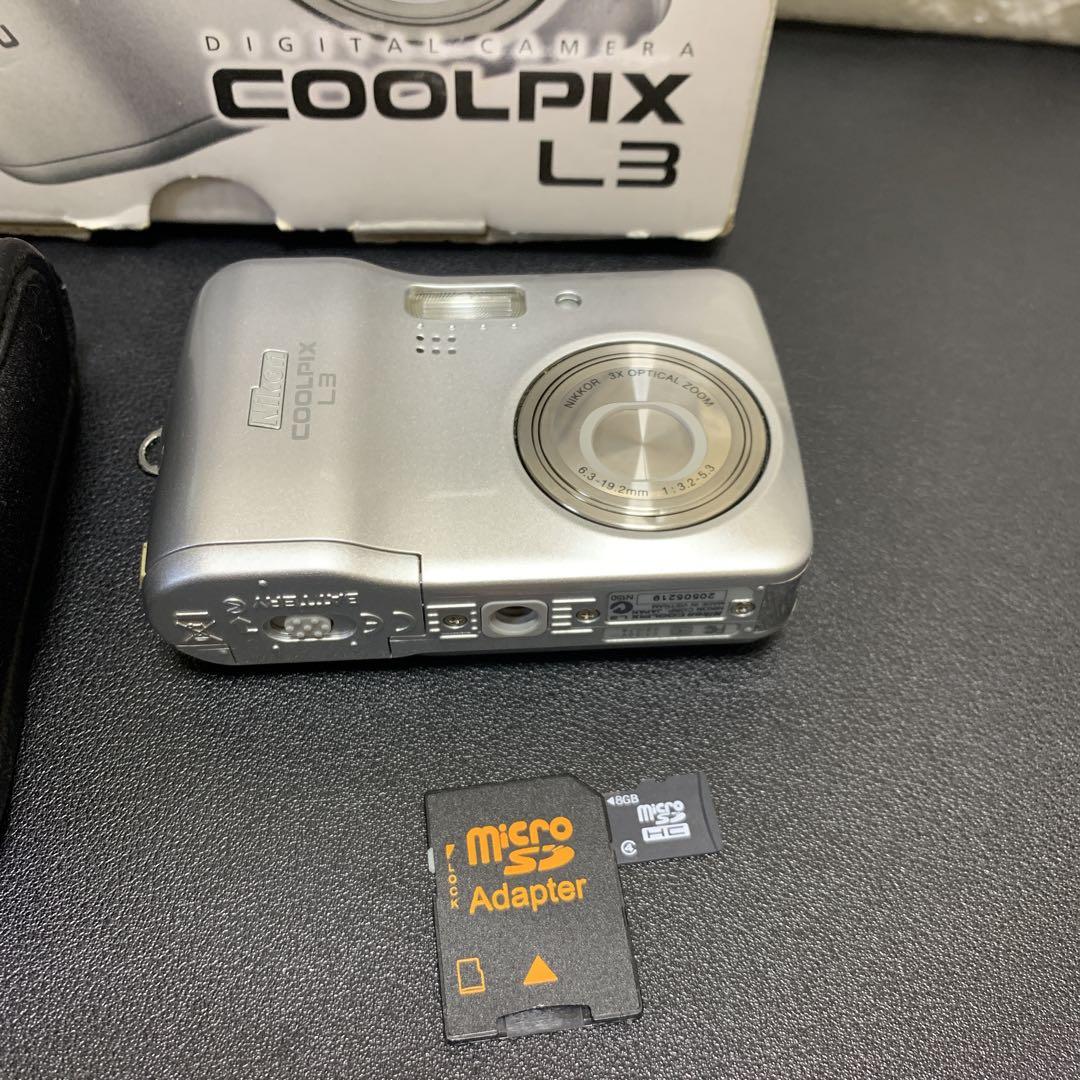 実働 使えます Nikon COOLPIX L3 シルバー Amazon | Nikon デジタルカメラ COOLPIX L3 シルバー COOLPIXL3