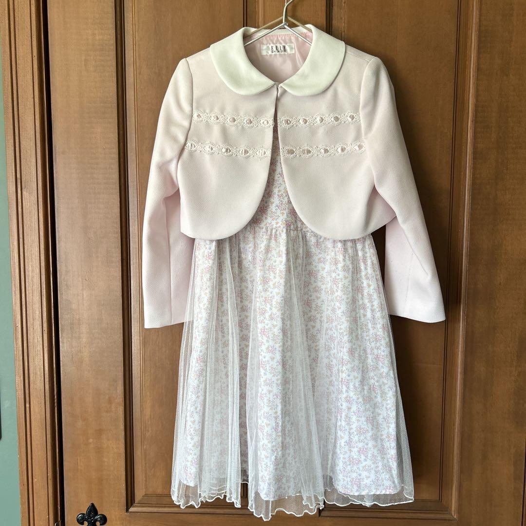 ELLE EN NOIR フラワープリント ワンピース セット　120