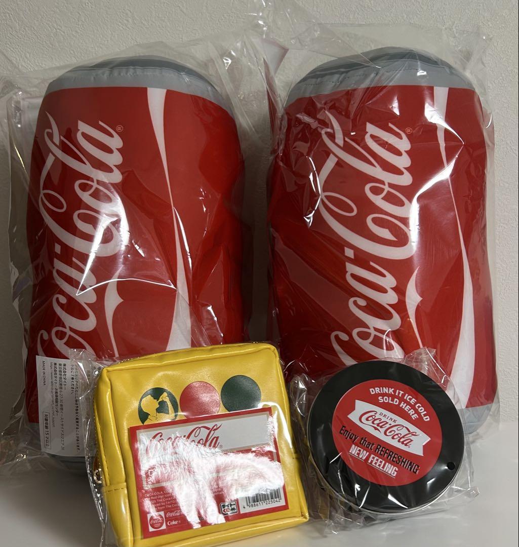 タイトーくじ　Coca-Cola コカコーラ　冷感クッションセット コカ・コーラ - タイトー くじ コカコーラ B賞 Coca-Cola 冷感