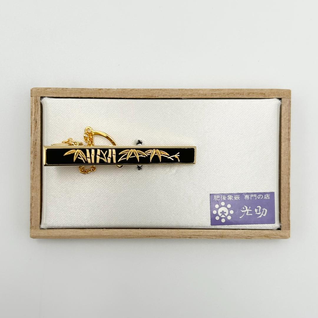 肥後象嵌　肥後象がん　熊本　肥後　伝統美術工芸品　ネクタイピン　3個セット　木箱