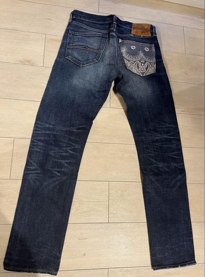 ラルフローレン　パッチワーク　ジーンズ　W30 ダメージ加工