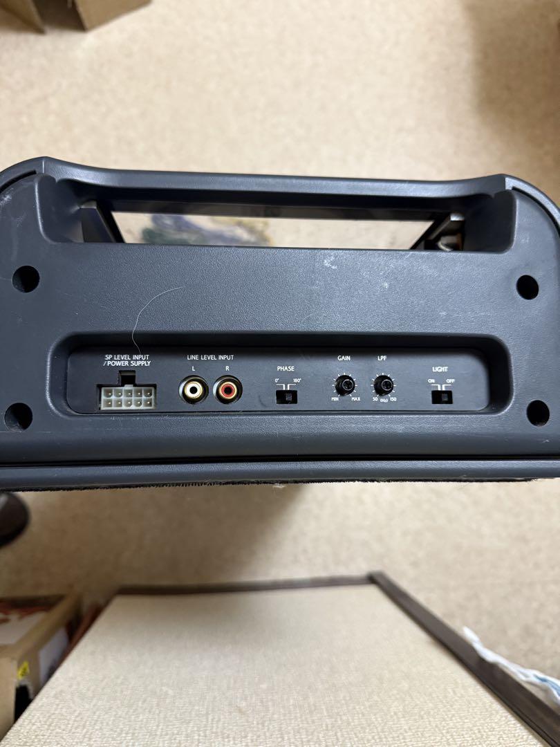 ジャンク扱い!ALPINE SWE-1890 300W ウーファー ジャンク！ALPINE SWE-1890 300W パワードウーファー